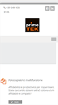 Mobile Screenshot of primetek.it