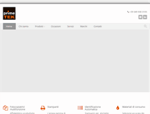 Tablet Screenshot of primetek.it
